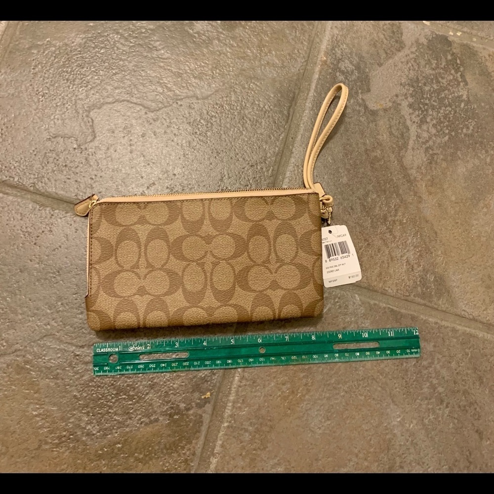 Coach NWT double zip wallet/wristlet - Picture 7 of 16